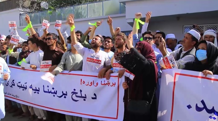 Balkh residents protest over electricity prices