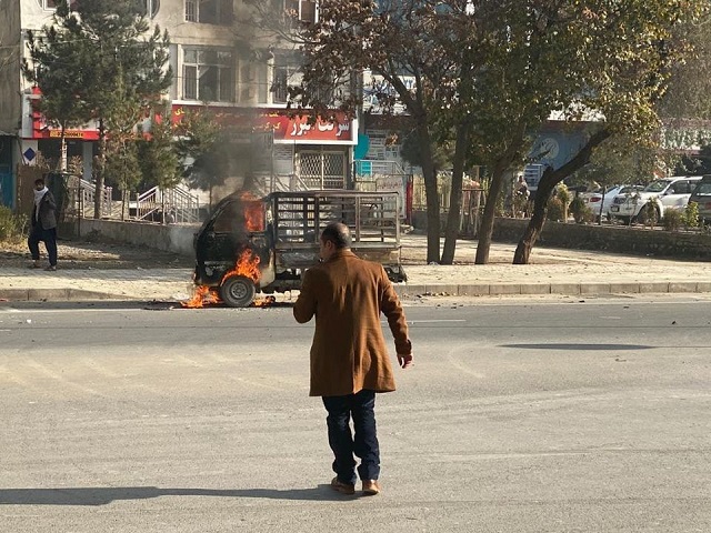 Nearly two dozen rockets hit Kabul, killing eight