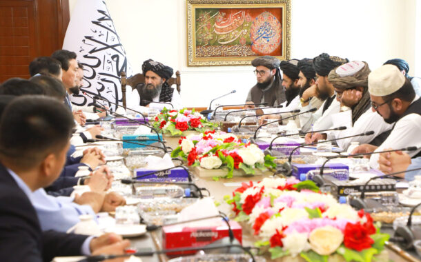 دیدار ملا عبدالغنی برادر با رییس عمومی شرکت قراردادی مس عینک