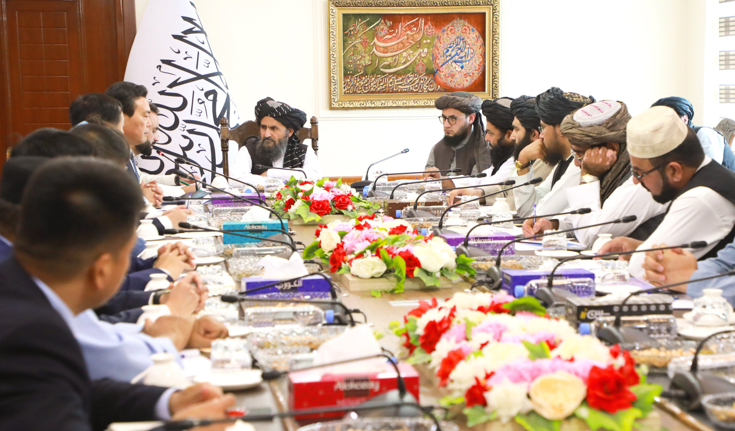 دیدار ملا عبدالغنی برادر با رییس عمومی شرکت قراردادی مس عینک